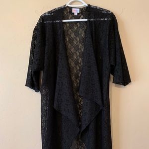 LuLaRoe Black Lace Shirley